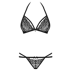 Set Obsessive 838-SET Negru pe SexLab