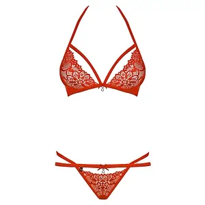 Set Obsessive 838-SET Roșu pe SexLab