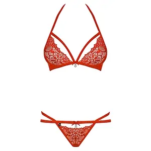 Set Obsessive 838-SET Roșu pe SexLab