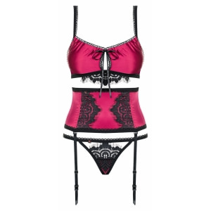 Set Obsessive 861-SEG Fuchsia Set Obsessive 861-SEG Fuchsia pe Sexlab.ro
