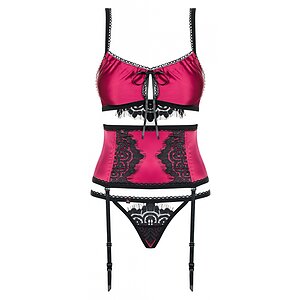 Set Obsessive 861-SEG Fuchsia Set Obsessive 861-SEG Fuchsia pe Sexlab.ro