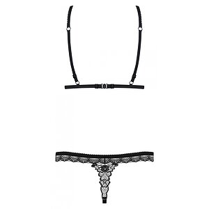 Set Obsessive 865-SET Negru L-XL