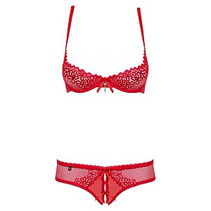 Set Obsessive Alabastra Roșu pe SexLab