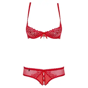 Set Obsessive Alabastra Roșu pe SexLab