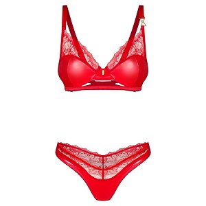 Set Obsessive Aliosa 2 Piese Roșu pe Sexlab.ro