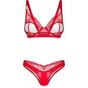 Set Obsessive Aliosa 2 Piese Roșu L-XL