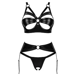 Set Obsessive Armares 3 Piese Negru pe SexLab