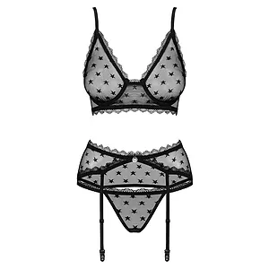 Set Obsessive Astralya Negru Set Obsessive Astralya Negru pe SexLab