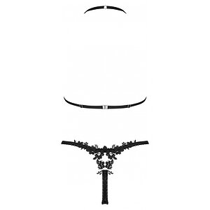 Set Obsessive Celia Noir 2 Piese Negru XS-S