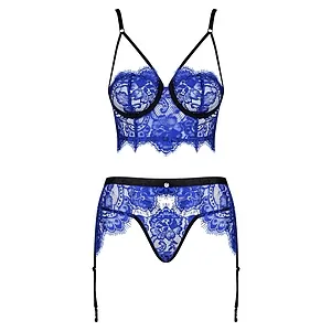 Set Obsessive Cobaltess Albastru Set Obsessive Cobaltess Albastru pe SexLab