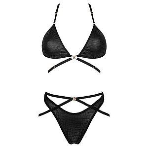 Set Obsessive Cobra Nive Negru Set Obsessive Cobra Nive Negru pe Sexlab.ro