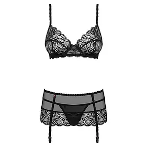 Set Obsessive Contica Negru Set Obsessive Contica Negru pe SexLab