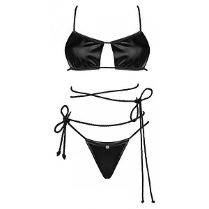 Set Obsessive Cordellis Negru pe SexLab