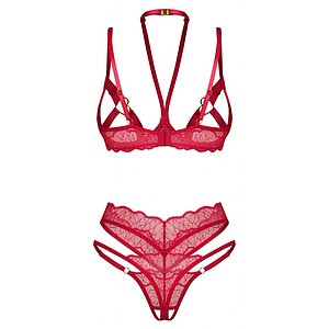 Set Obsessive Cupide Desir Roșu 2XL-3XL