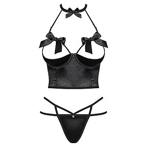 Set Obsessive Delishya Negru pe SexLab