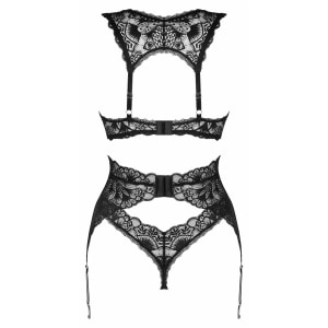 Set Obsessive Donna Dream 3 Piese Negru M-L
