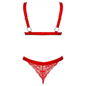 Set Obsessive Elianes 2 Piese Roșu XS-S