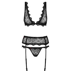 Set Obsessive Emperita Negru Set Obsessive Emperita Negru pe Sexlab.ro