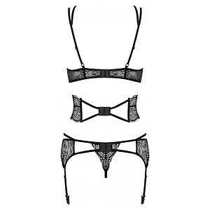 Set Obsessive Frivolla Negru L-XL