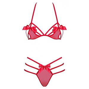 Set Obsessive Giftella Roșu pe SexLab