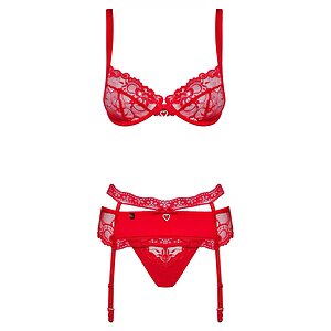 Set Obsessive Heartina Roșu pe SexLab