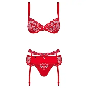 Set Obsessive Heartina Roșu Set Obsessive Heartina Roșu pe SexLab