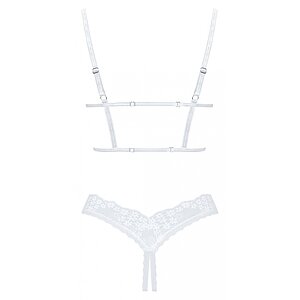 Set Obsessive Heavenlly Cupless Alb XS-S