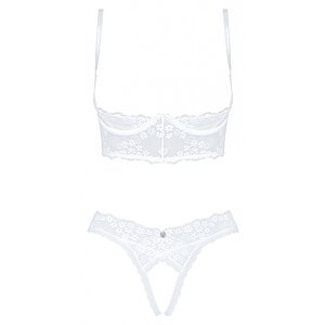 Set Obsessive Heavenlly Cupless Alb Set Obsessive Heavenlly Cupless Alb pe Sexlab.ro