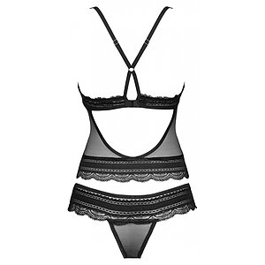 Set Obsessive Ivannes Negru 2XL-3XL