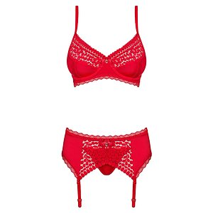 Set Obsessive Jolierose Roșu pe SexLab