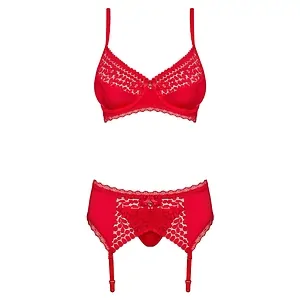 Set Obsessive Jolierose Roșu pe SexLab