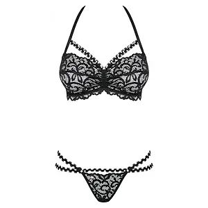 Set Obsessive Joylace Negru pe SexLab