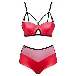 Set Obsessive Leatheria Roșu Set Obsessive Leatheria Roșu pe SexLab