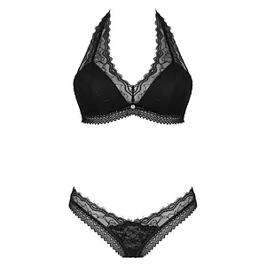 Set Obsessive Medilla Negru Set Obsessive Medilla Negru pe SexLab