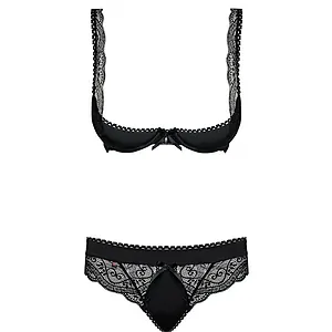 Set Obsessive Miamor Negru Set Obsessive Miamor Negru pe SexLab