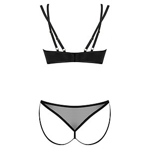 Set Obsessive Nesari 2 Piese Negru XL-2XL