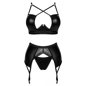 Set Obsessive Norides 3 Piese Negru pe Sexlab.ro