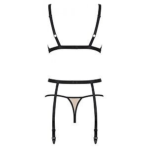 Set Obsessive Nudelia Noir Bej L-XL