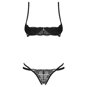 Set Obsessive Nutris Decupat Negru Set Obsessive Nutris Decupat Negru pe SexLab