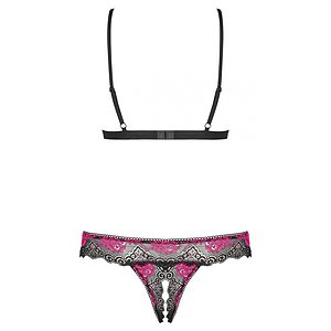 Set Obsessive Open Tulia Negru XS-S