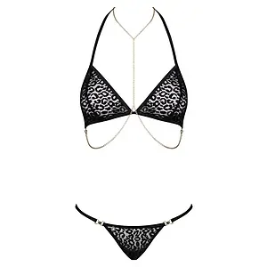 Set Obsessive Pantheria Negru pe SexLab
