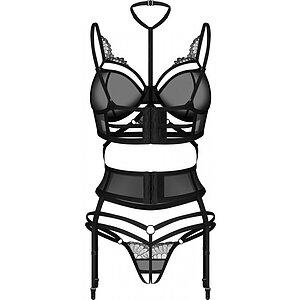Set Obsessive Premisis Negru L-XL