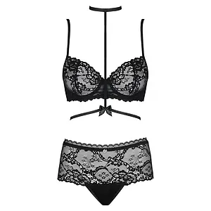 Set Obsessive Raquelia Negru Set Obsessive Raquelia Negru pe SexLab