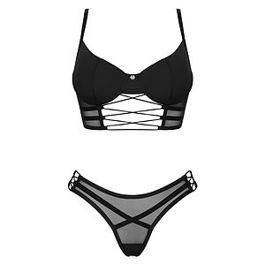 Set Obsessive Roxelia Negru Set Obsessive Roxelia Negru pe Sexlab.ro