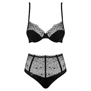 Set Obsessive Sarlotte Negru pe SexLab