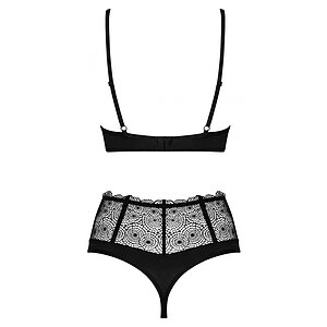 Set Obsessive Sarlotte Negru S-M