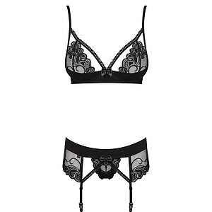 Set Obsessive Wonderia Negru pe SexLab