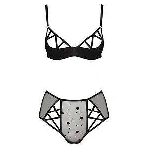 Set Passion Lovelia Bikini Negru Set Passion Lovelia Bikini Negru pe SexLab