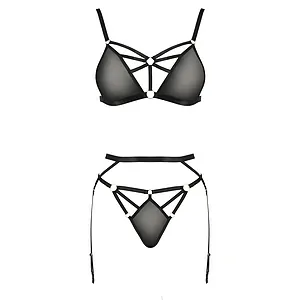 Set Passion Meggy Negru Set Passion Meggy Negru pe SexLab