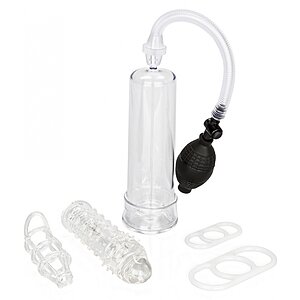 Set Pompă Penis His Enlargement Transparent pe SexLab